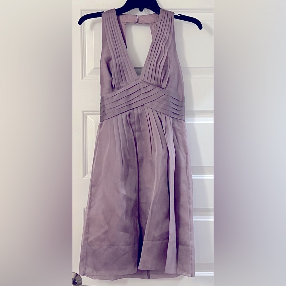 Max and Cleo vneck halter dress